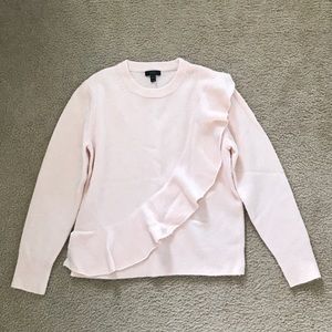 J. Crew Women’s Wool Ruffled Sweater